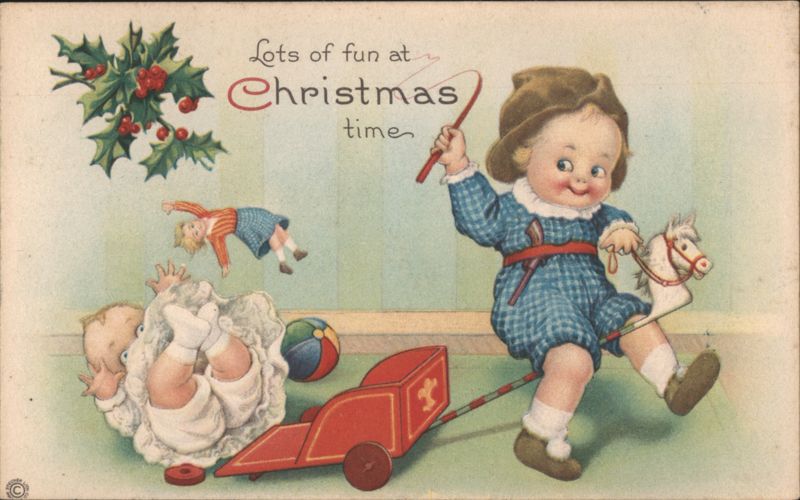 Lots of Fun at Christmas Time with Children and Toys