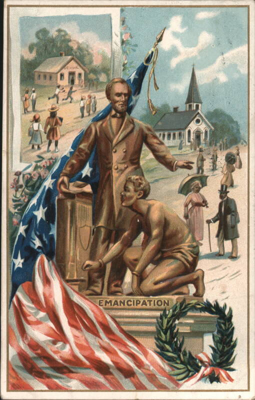 Abraham Lincoln Emancipation with School and Church