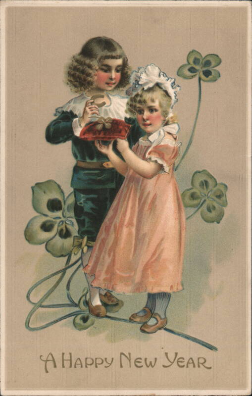 Children with Four-Leaf Clovers, A Happy New Year