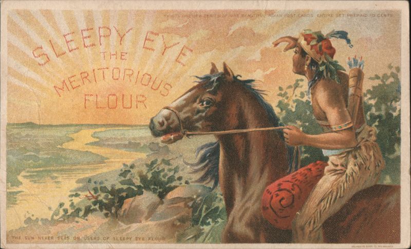 Sleepy Eye - The Meritorious Flour Advertising