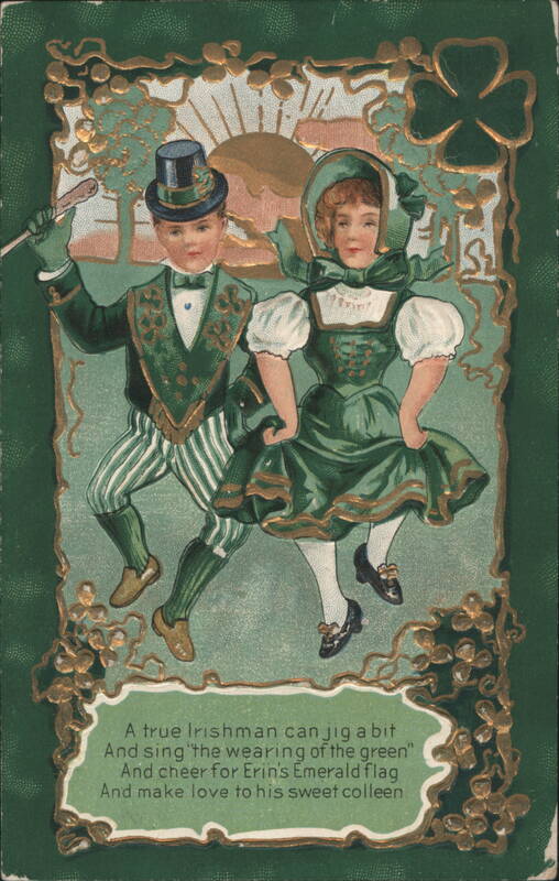 Irish Children Dancing Jig, St. Patrick's Day