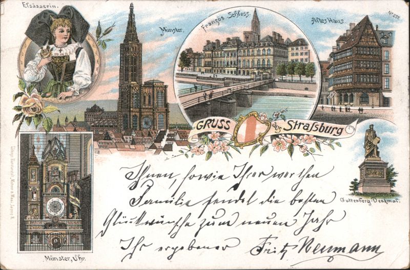 Strasbourg and Münster Multi-View, Alsatian Woman Germany