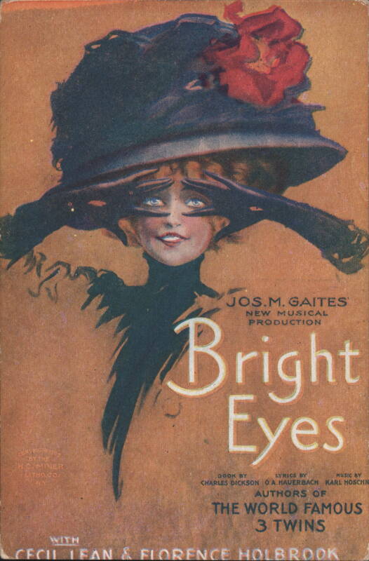 Bright Eyes Musical Production with Woman in Hat Theatre
