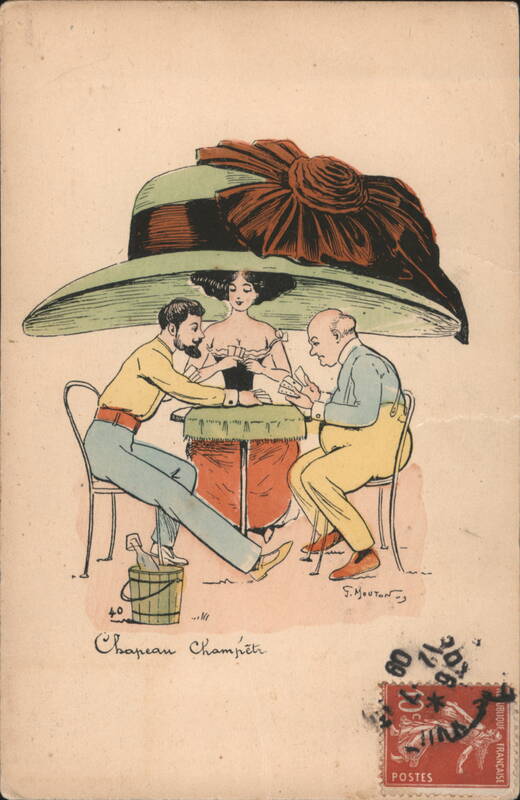 Chapeau Champêtre - Comic Card Game Under Giant Hat