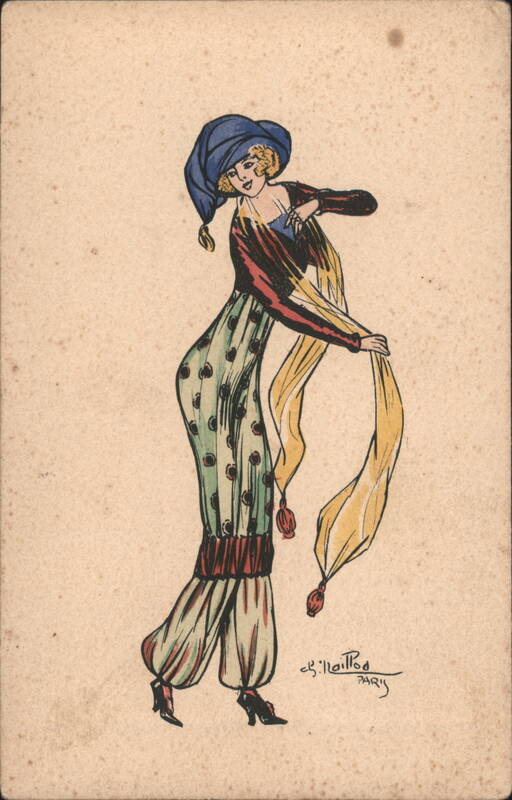 Fashion Illustration by Charles Naillod Art Nouveau