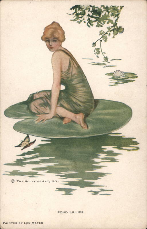 Pond Lillies - Woman on Lily Pad Lou Mayer Women