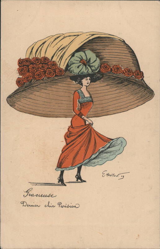 Gracieuse, Dernier chic Parisien France E. Youtart