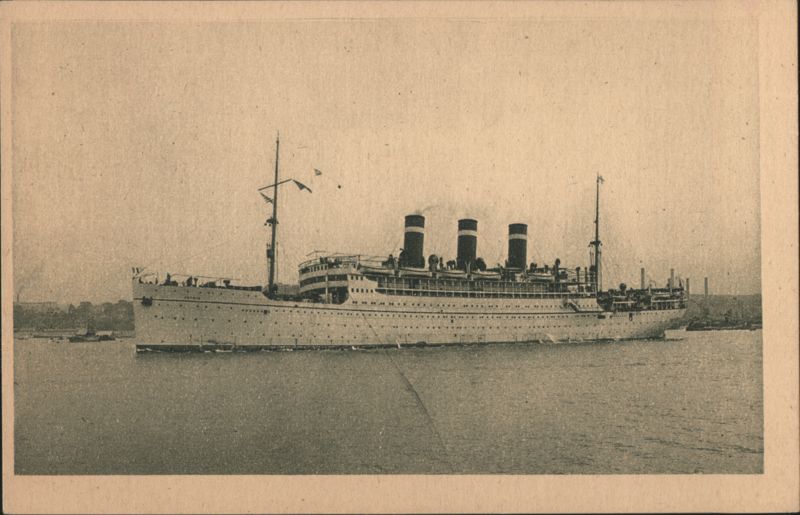 S. S. Patria Fabre Line Passenger Ship Cruise Ships