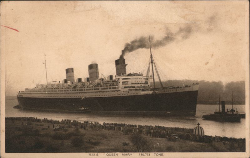 RMS Queen Mary (80,773 Tons) Steamers