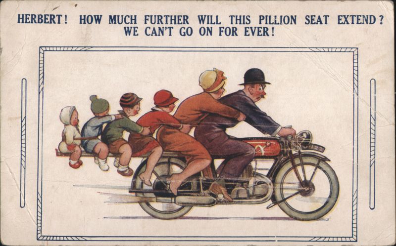 Herbert! How Much Further Will This Pillion Seat Extend?