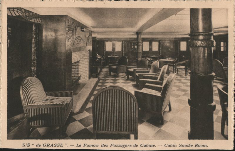 S/S de GRASSE Cabin Smoke Room Interiors