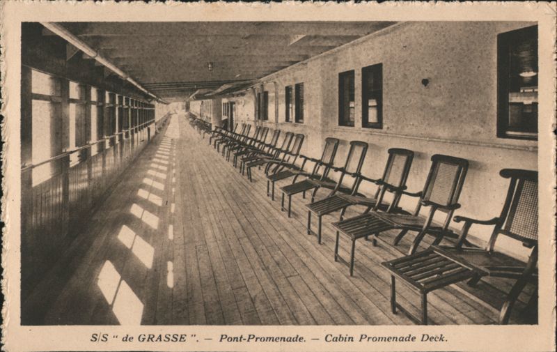 S/S de GRASSE Cabin Promenade Deck Cruise Ships
