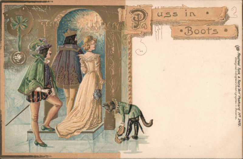 Puss in Boots Fairy Tale with King, Princess, and Marquis