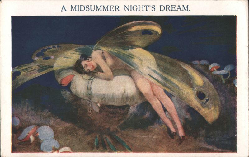 A Midsummer Night's Dream Fairy on Moth Fantasy