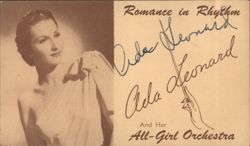 Aida Leonard And Her All-Girl Orchestra, Romance in Rhythm Business Card