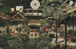 Brookdale Lodge Indoor Stream, Waterfall, Continental Cuisine Business Card