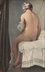 J. Ingres' La Baigneuse (The Bather) Postcard