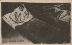 The Short Sheet Comic Postcard