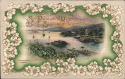 St. Patrick's Day Souvenir, Glengarriffe Harbour Postcard