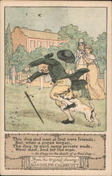 An Elegy on the Death of a Mad Dog, Randolph Caldecott Postcard