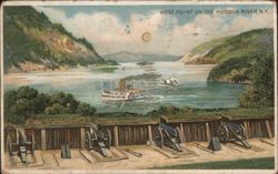 West Point on the Hudson River Postcard