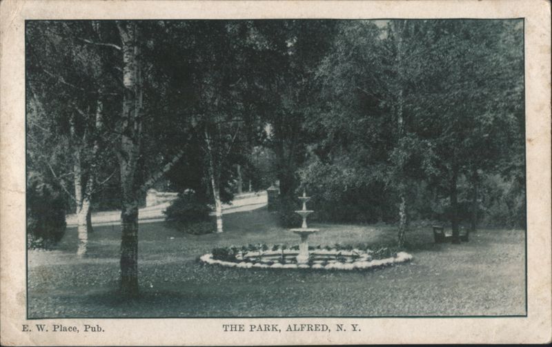 The Park with Fountain Alfred New York