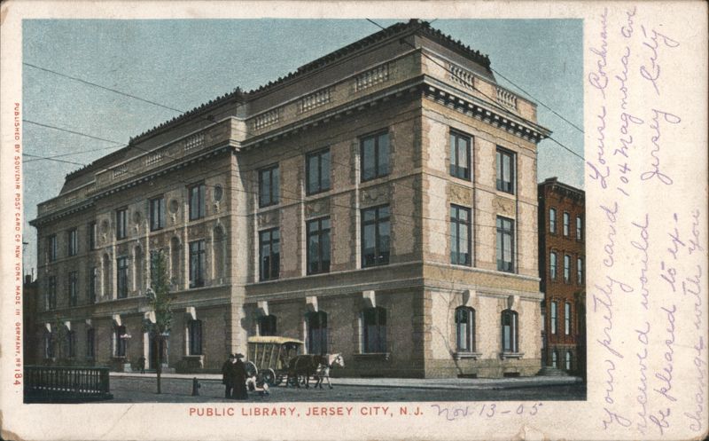 Public Library, Jersey City New Jersey