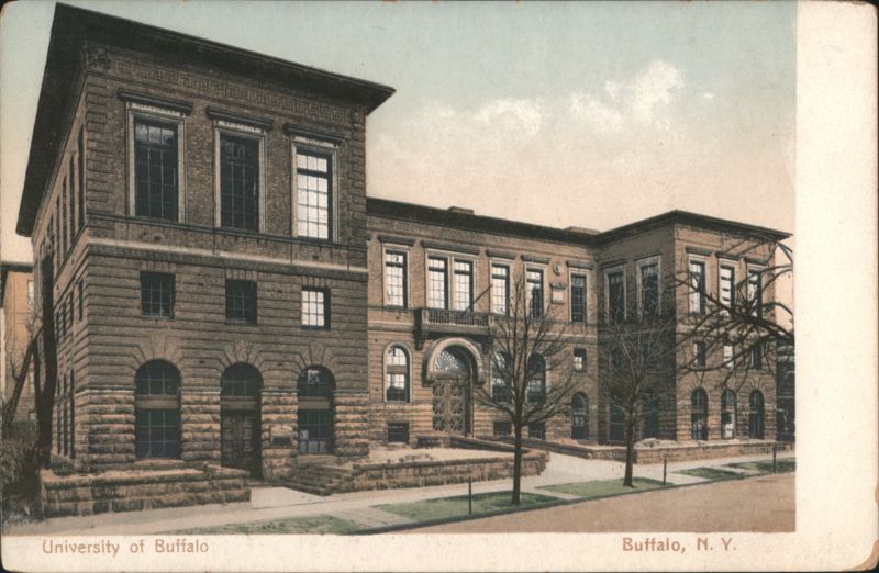 University of Buffalo Classical Brick Building New York