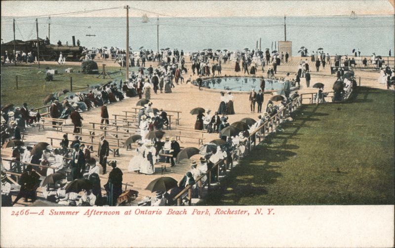 A Summer Afternoon at Ontario Beach Park Rochester New York