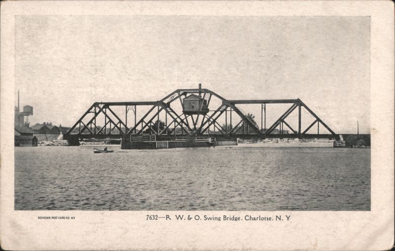 R. W. & O. Railroad Swing Bridge Charlotte New York