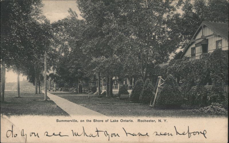 Summerville on the Shore of Lake Ontario Rochester New York