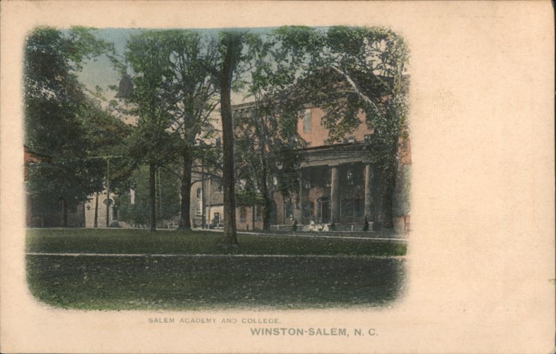 Salem Academy and College Main Hall and Grounds Winston-Salem North Carolina