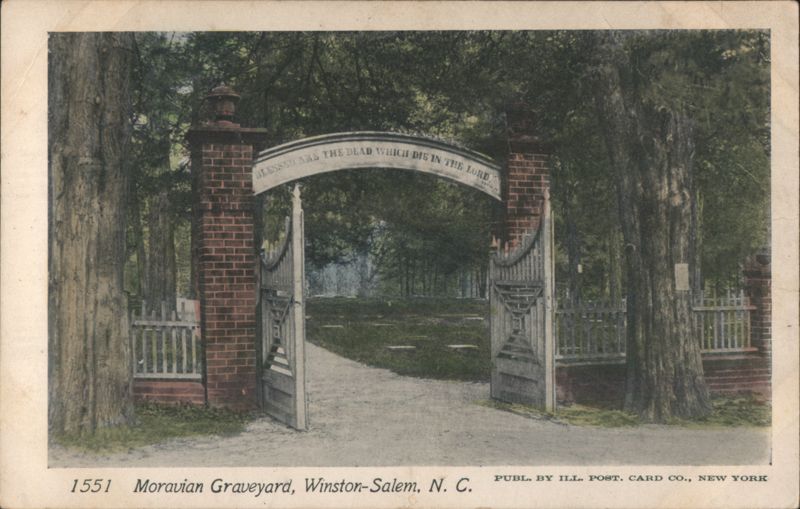 Moravian Graveyard Entrance Arch and Gates