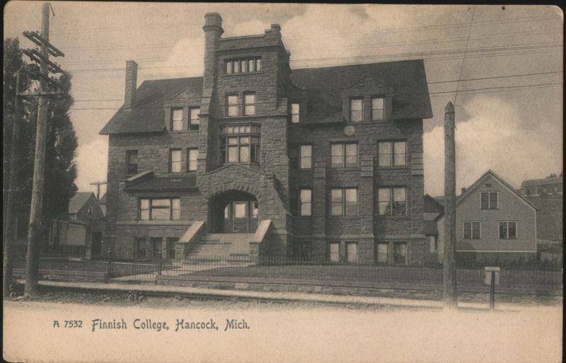 Finnish College Building Hancock Michigan