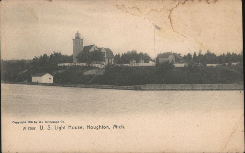 U.S. Light House and Grounds Houghton Michigan