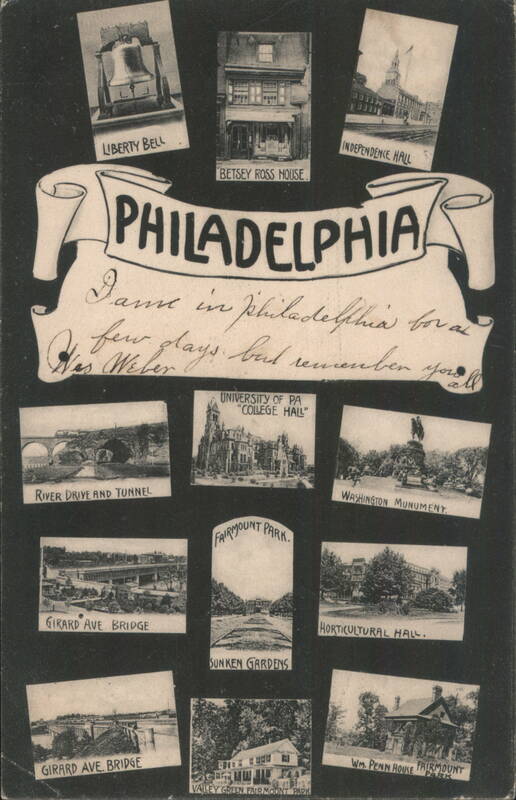 Philadelphia Landmarks Multi-View Collage Pennsylvania