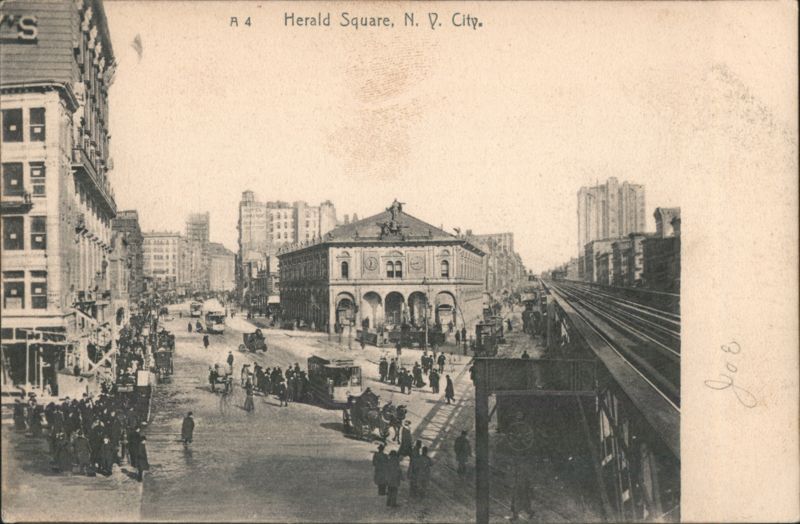 Herald Square with New York Herald Building