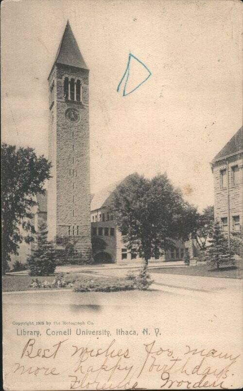 Library and McGraw Tower, Cornell University Ithaca New York