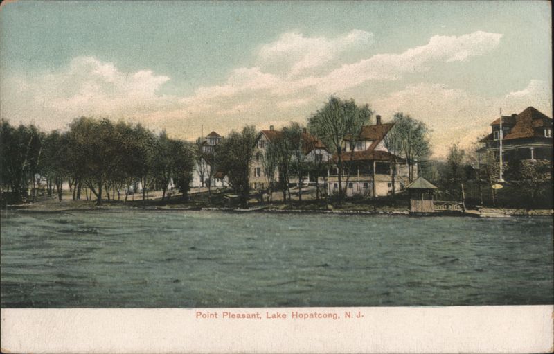 Point Pleasant Shoreline and Cottages Lake Hopatcong New Jersey