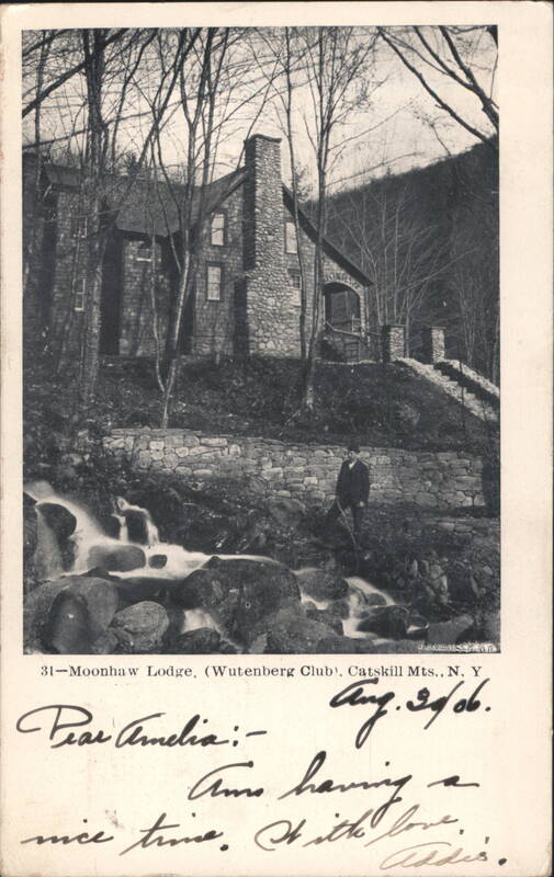 Moonhaw Lodge, Wutenberg Club, Catskill Mountains Olive New York