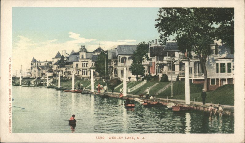 Wesley Lake Waterfront and Victorian Residences Asbury Park New Jersey
