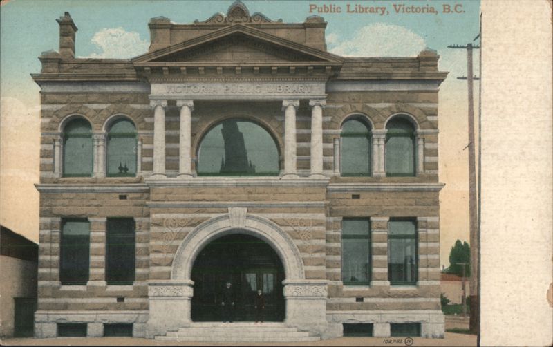 Victoria Public Library Building BC Canada British Columbia