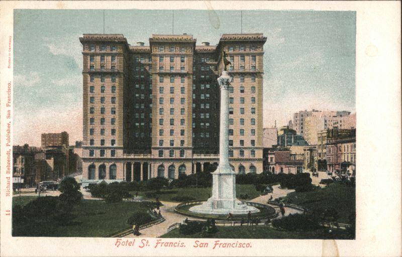 Hotel St. Francis and Union Square San Francisco California