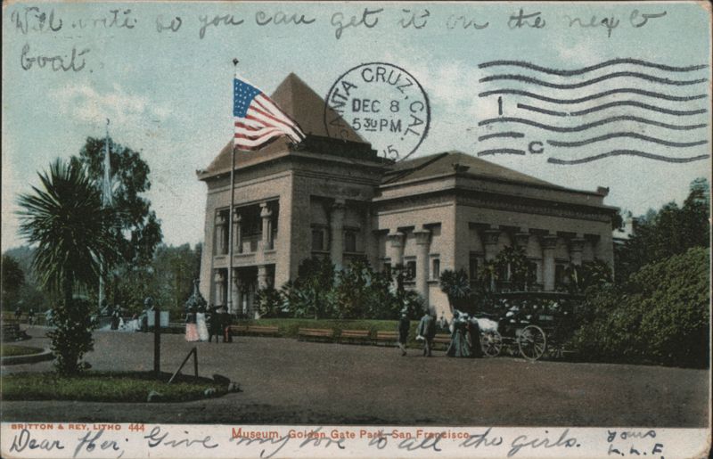 Museum, Golden Gate Park San Francisco California