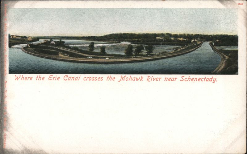 Erie Canal Crossing the Mohawk River