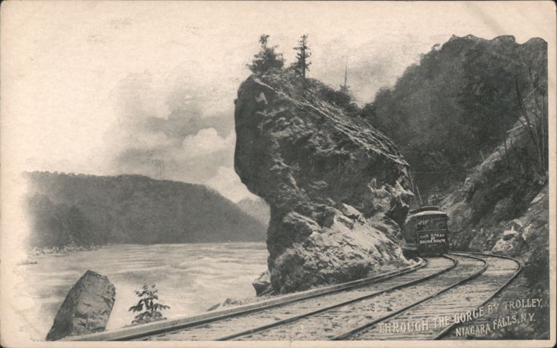 Through the Gorge by Trolley, Great Gorge Route Niagara Falls New York