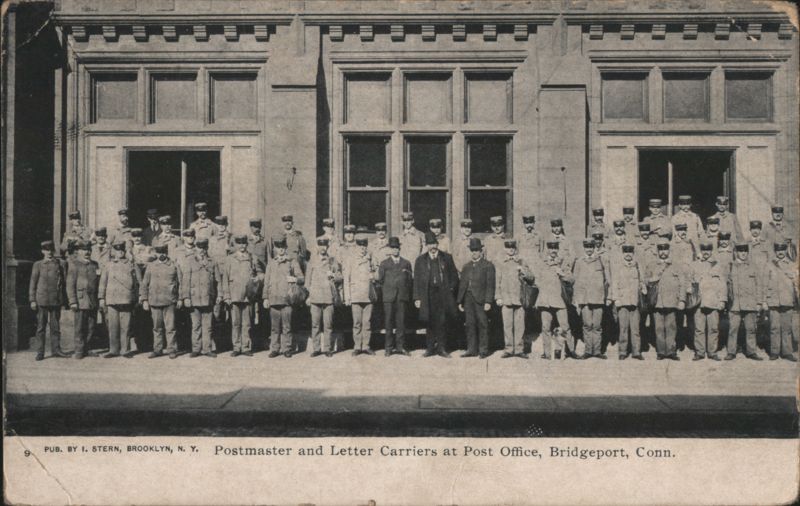 Postmaster and Letter Carriers at Post Office