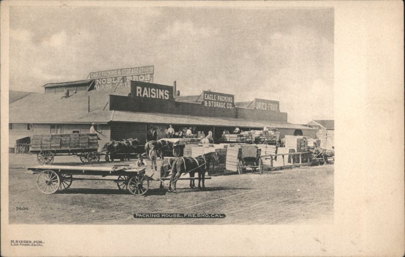 Eagle Packing & Storage Co. and Noble Bros. Packing House Fresno California