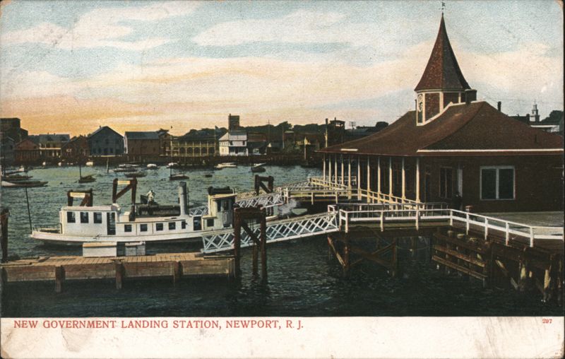 New Government Landing Station, Newport, R. I Rhode Island