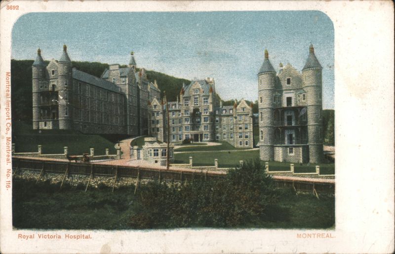 Royal Victoria Hospital Scottish Baronial Architecture Montreal QC Canada